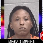 Miaka Simpkins mugshot
