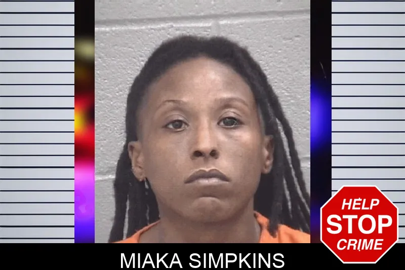 Miaka Simpkins mugshot