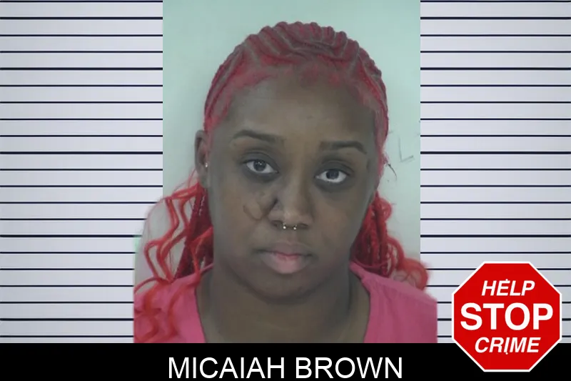 Micaiah Brown mugshot