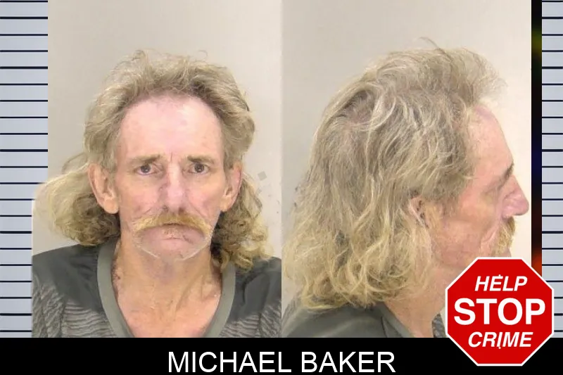 Michael Baker mugshot
