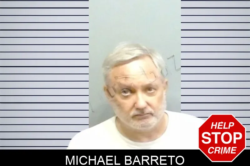 Michael Barreto mugshot
