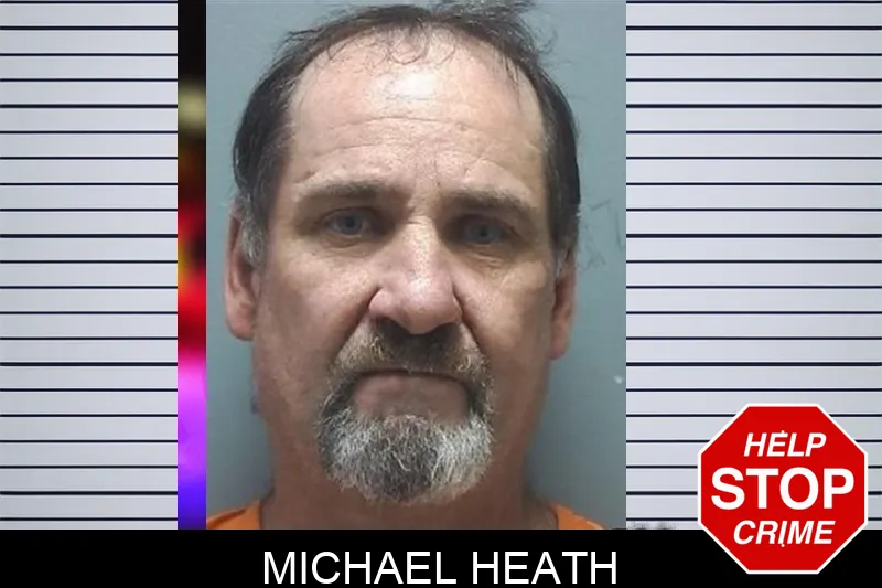 Michael Heath mugshot