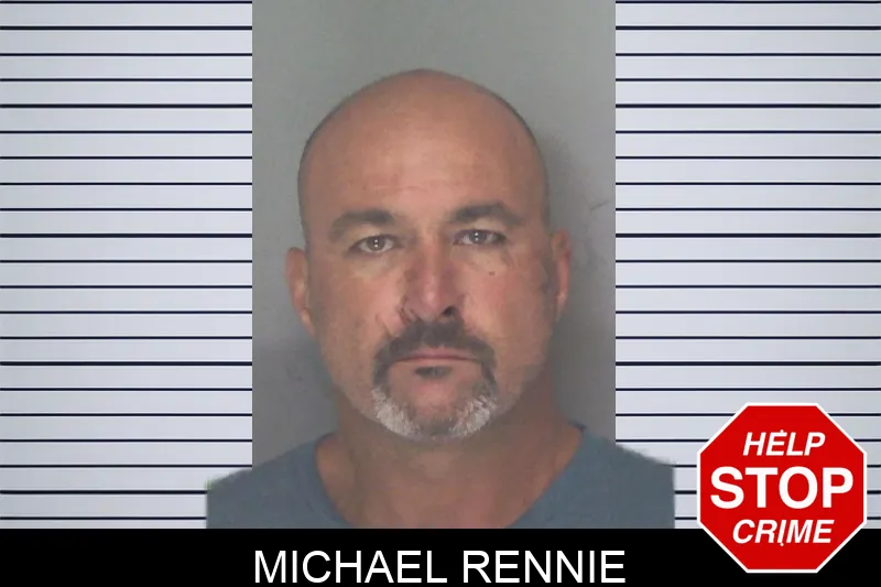 Michael Rennie mugshot