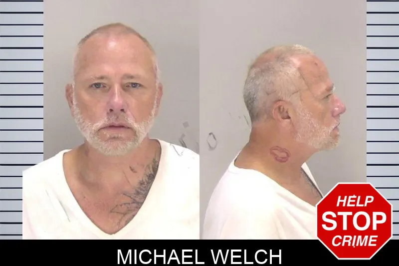 Michael Welch mugshot