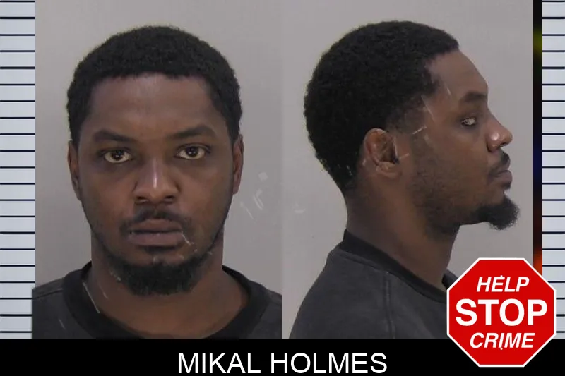 Mikal Holmes mugshot