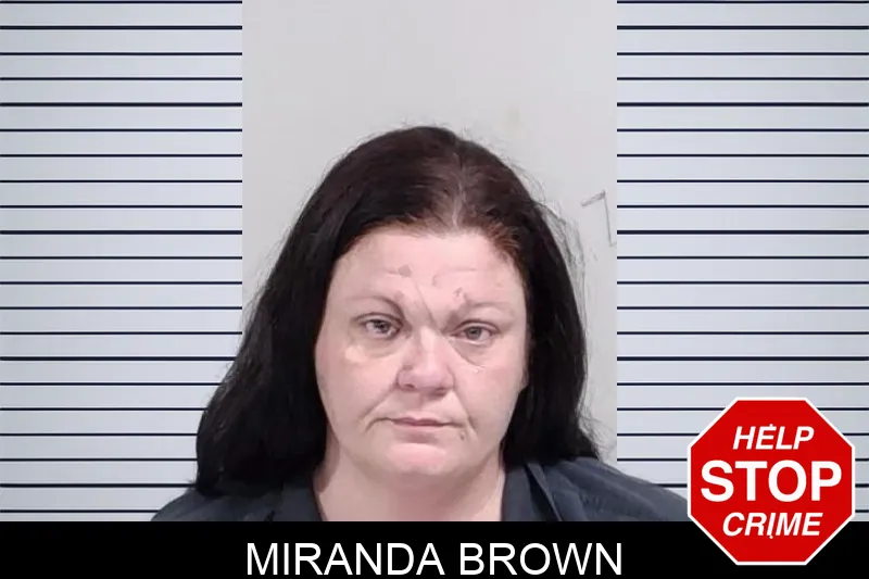 Miranda Brown mugshot