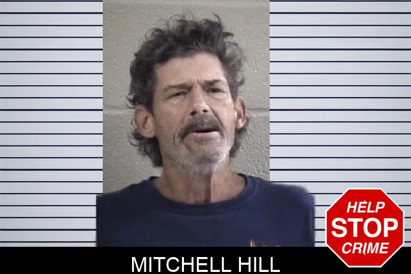 Mitchell Hill mugshot