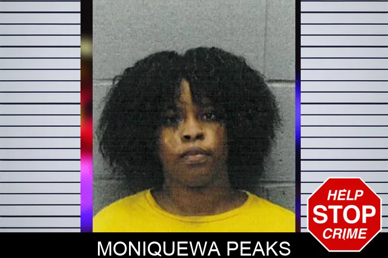 Moniquewa Peaks mugshot – Greene County , Georgia Moniquewa Peaks mugshot