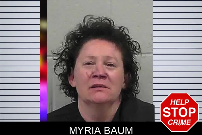 Myria Baum mugshot