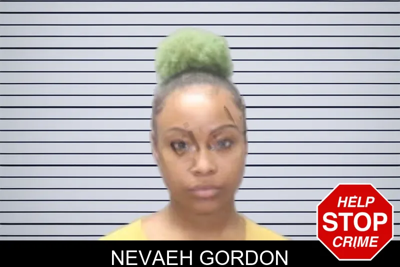 Nevaeh Gordon mugshot
