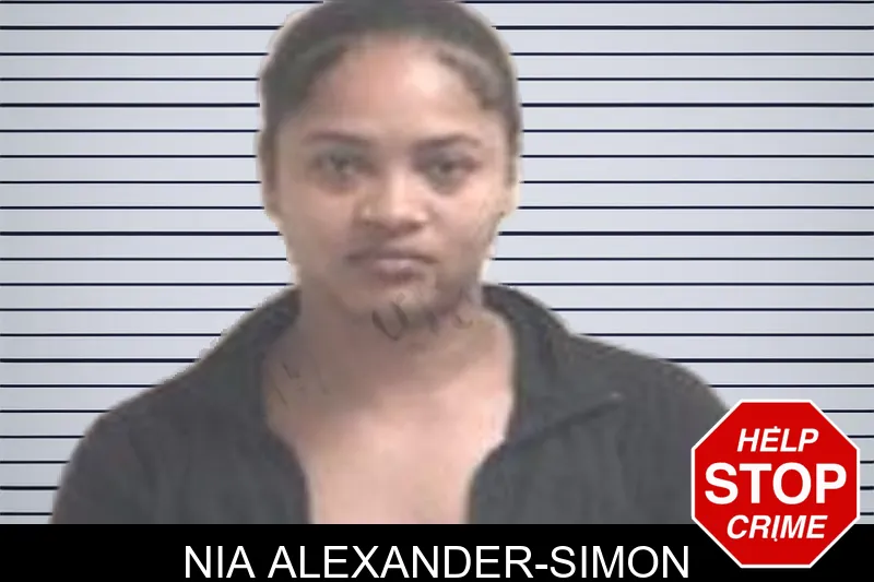 Nia Alexander-Simon mugshot