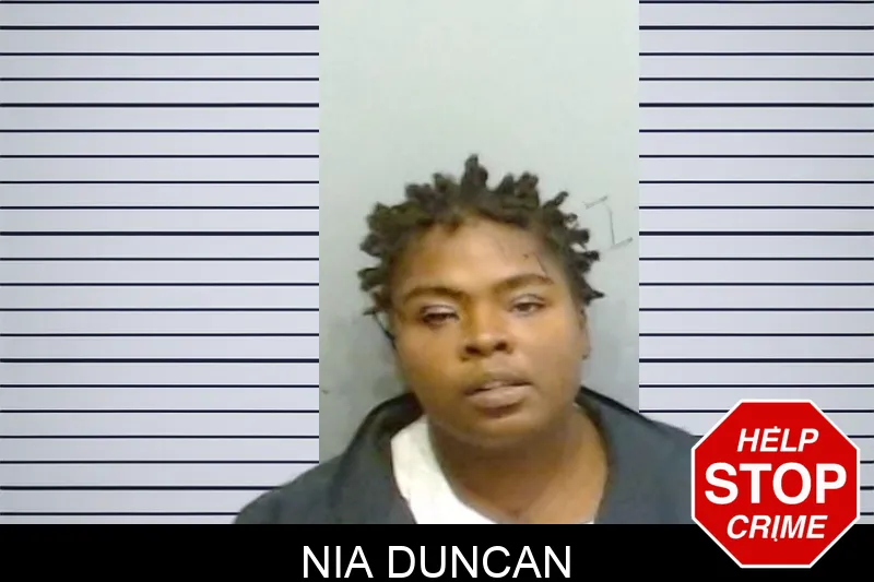 Nia Duncan mugshot