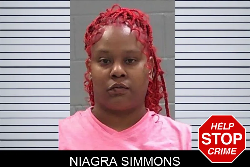 Niagra Simmons mugshot