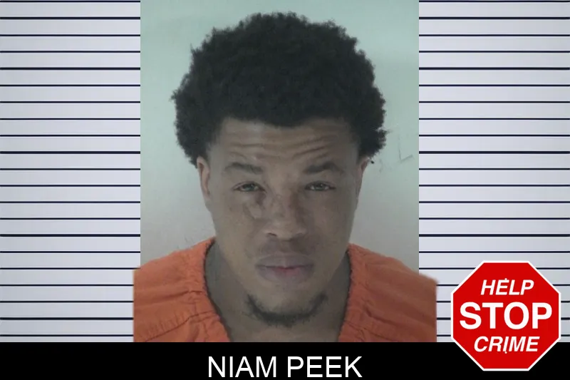 Niam Peek mugshot