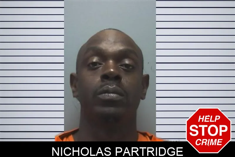 Nicholas Partridge mugshot