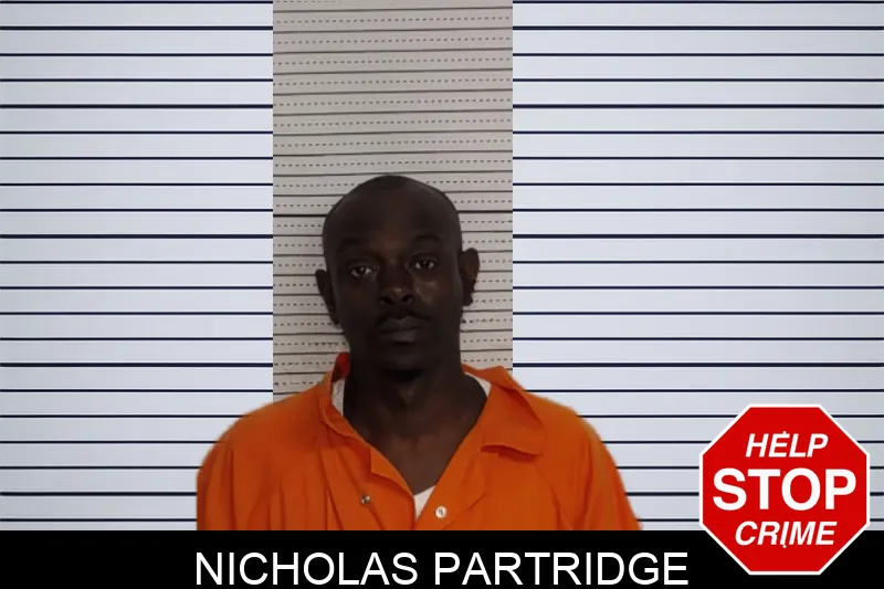 Nicholas Partridge mugshot