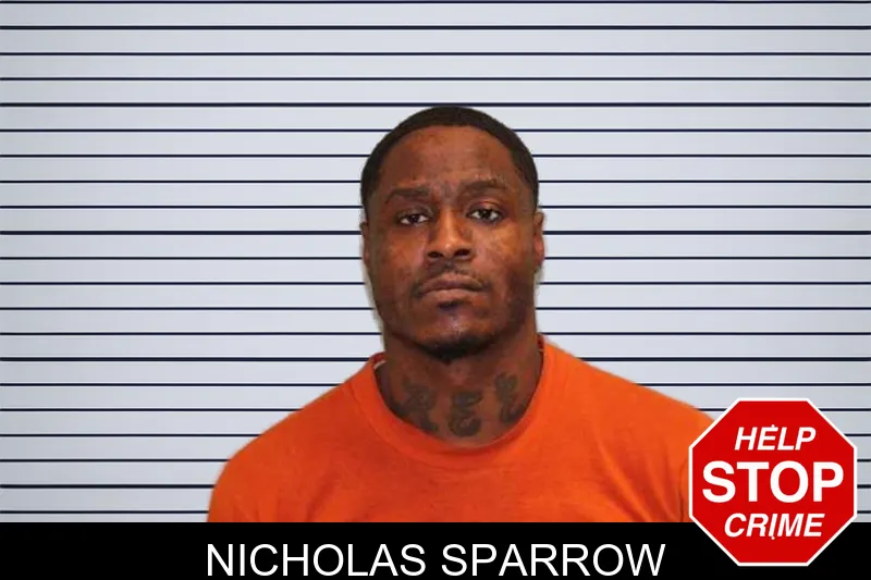 Nicholas Sparrow mugshot
