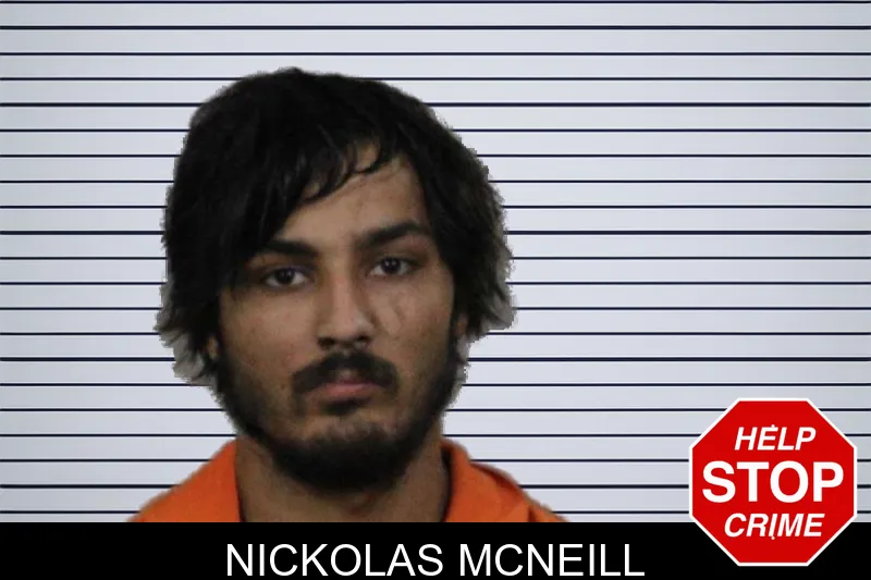 Nickolas McNeill mugshot