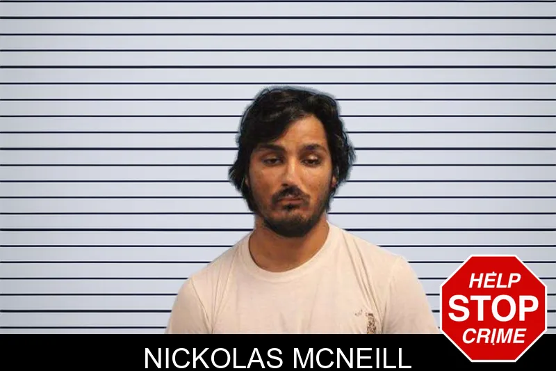 Nickolas McNeill mugshot