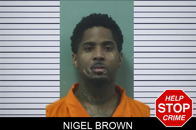 Nigel Brown mugshot