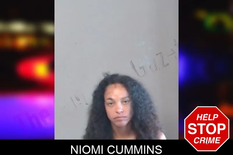 Niomi Cummins mugshot