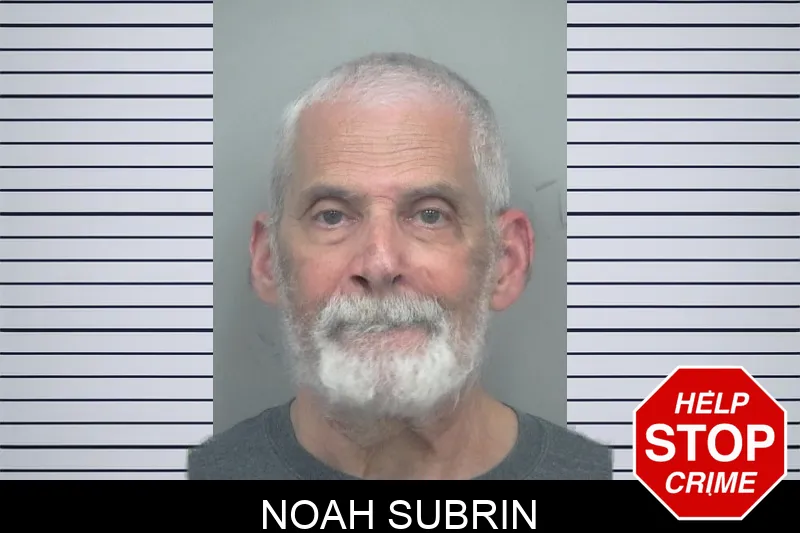 Noah Subrin mugshot