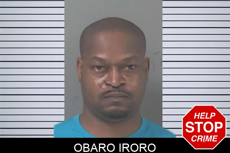 Obaro Iroro mugshot