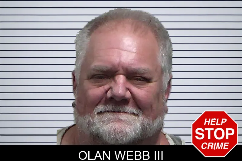 Olan Webb III mugshot