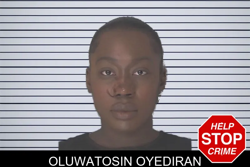 Oluwatosin Oyediran mugshot