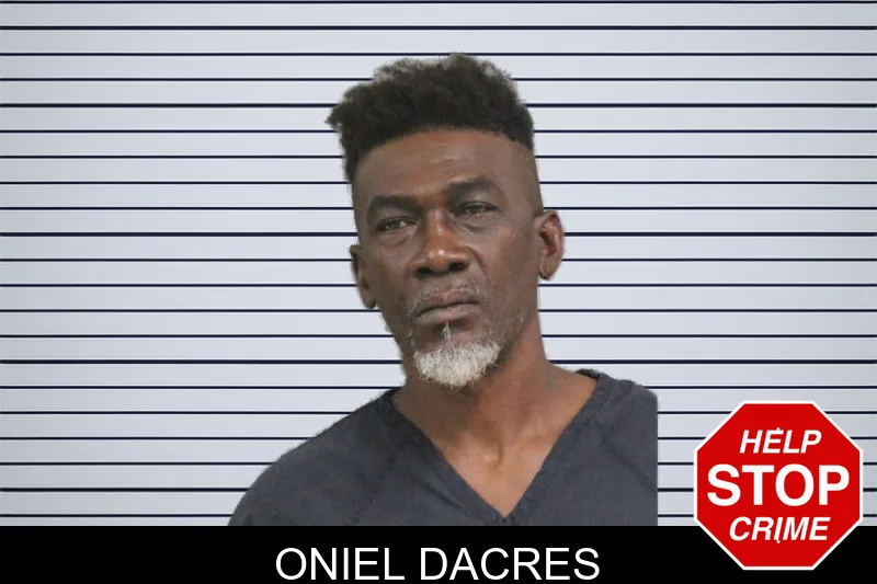 Oniel Dacres mugshot