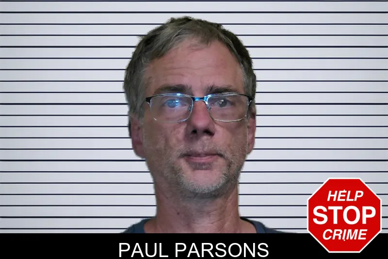 Paul Parsons mugshot