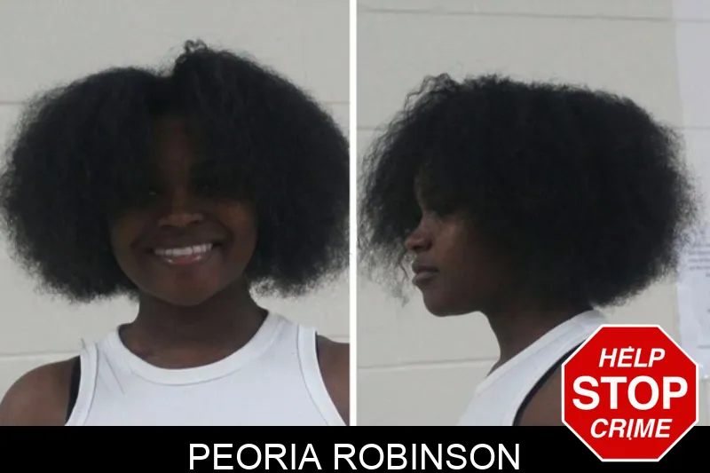 Peoria Robinson mugshot – Houston County , Georgia Peoria Robinson mugshot
