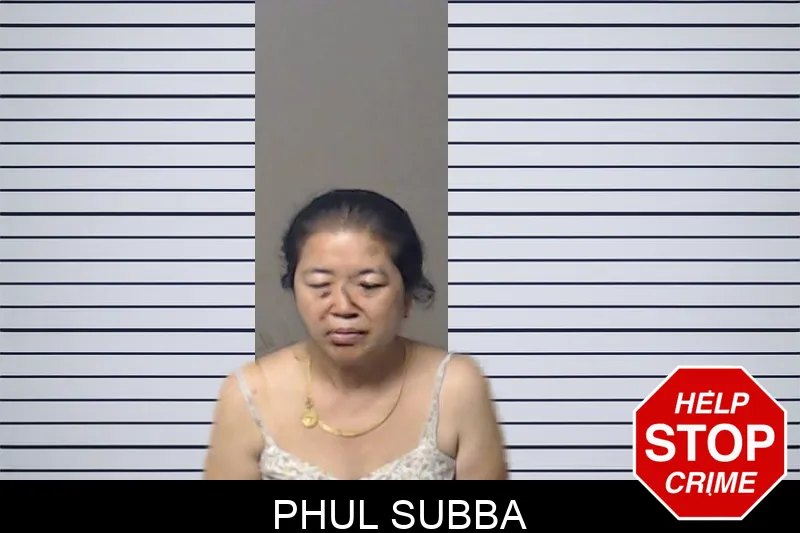 Phul Subba mugshot