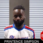 Printence Simpson mugshot