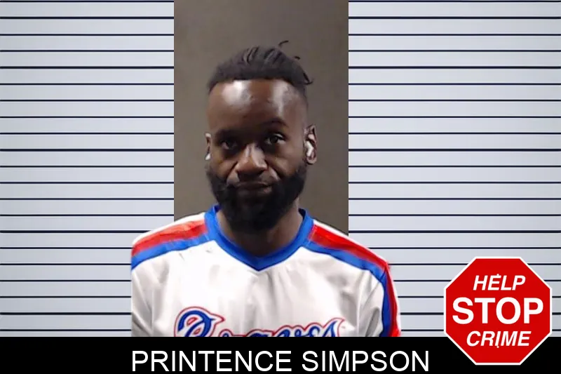 Printence Simpson mugshot