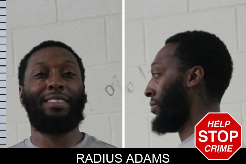Radius Adams mugshot