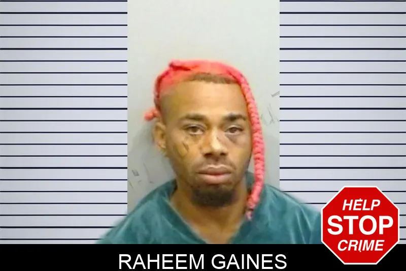 Raheem Gaines mugshot
