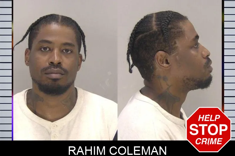 Rahim Coleman mugshot