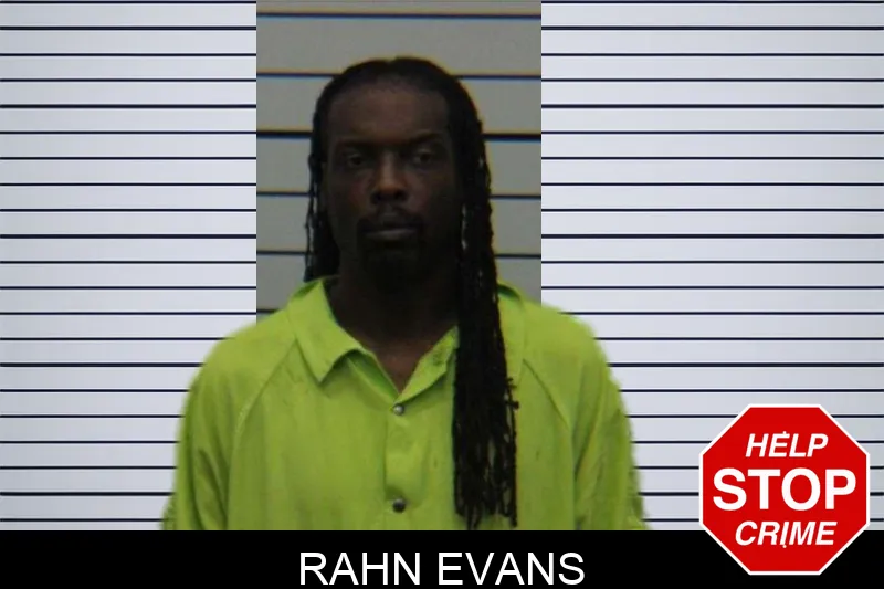Rahn Evans mugshot