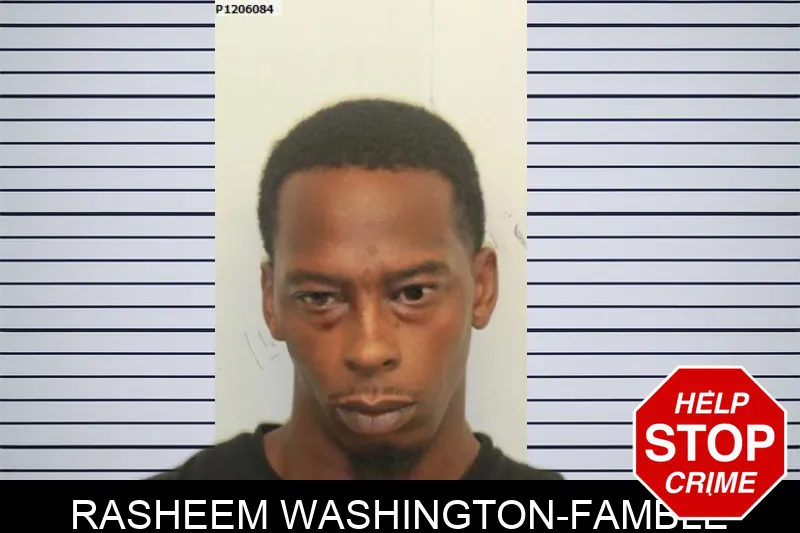 Rasheem Washington-Famble mugshot