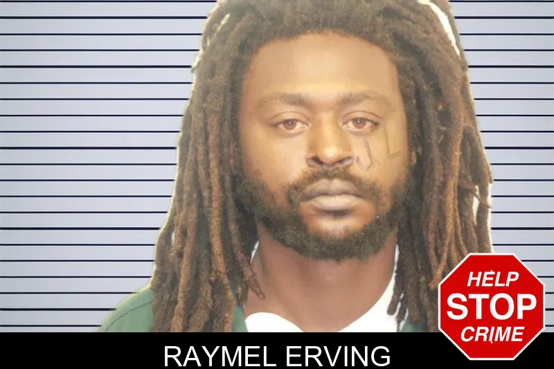 Raymel Erving mugshot