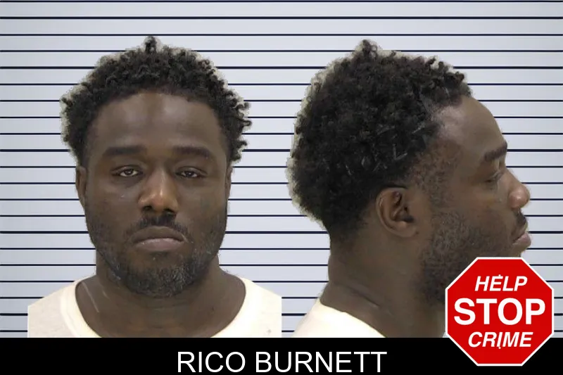 Rico Burnett mugshot
