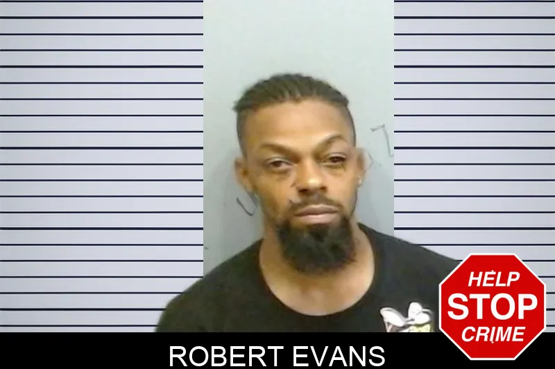 Robert Evans mugshot