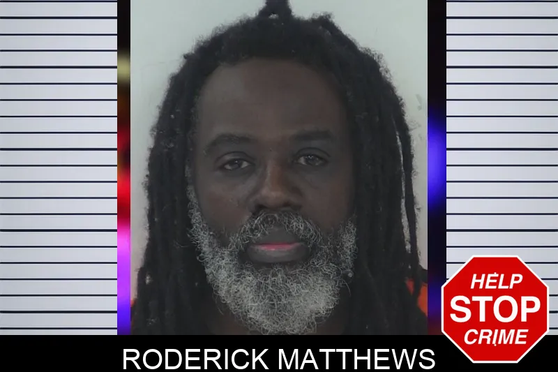 Roderick Matthews mugshot