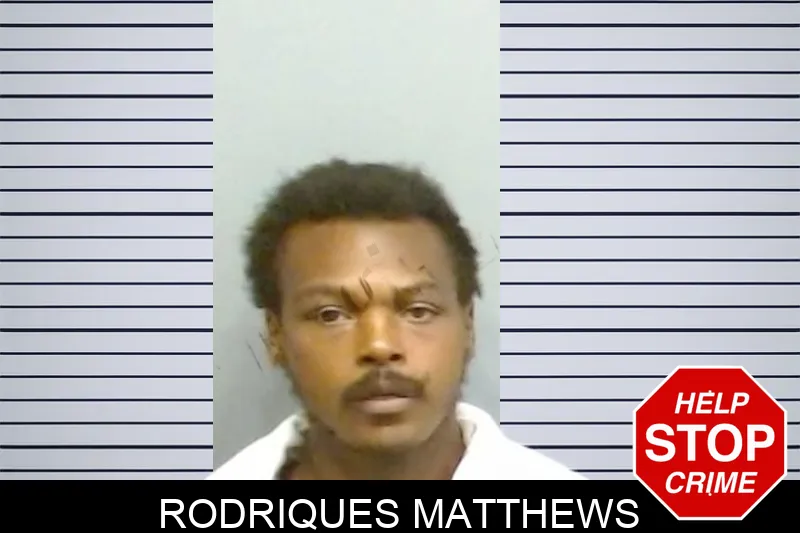 Rodriques Matthews mugshot