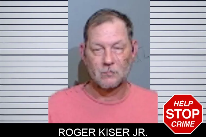 Roger Kiser Jr. mugshot