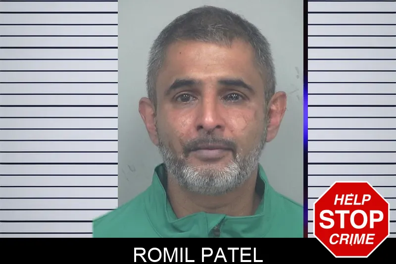 Romil Patel mugshot