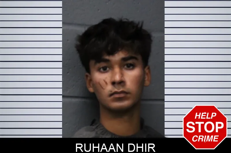 Ruhaan Dhir mugshot