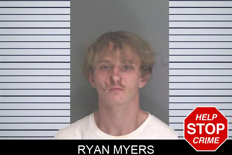 Ryan Myers mugshot
