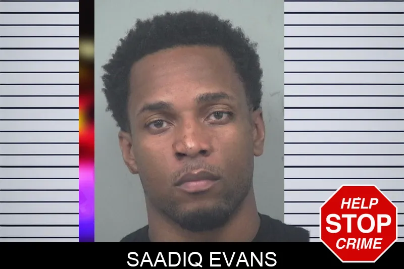 Saadiq Evans mugshot